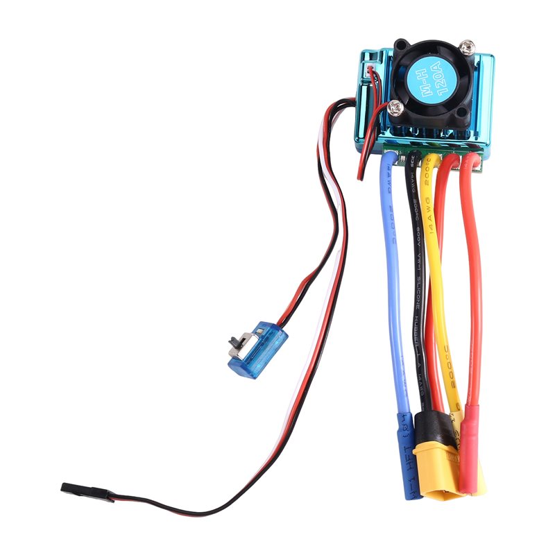 Banana Plug - WOWFU-120A ブラシレス ESC スピードコントローラー XT60 プラグ