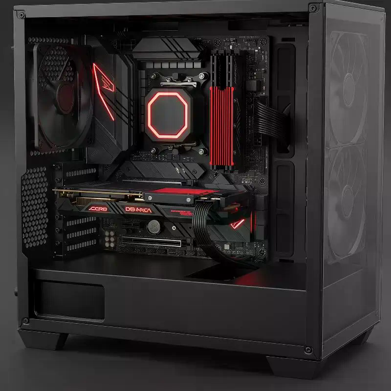 Heatsink Aluminum - 効率的な冷却機能を備えたアルミニウム製ヒートシンク、デスクトップPCゲーミングビルド用ツール不要の取り付け