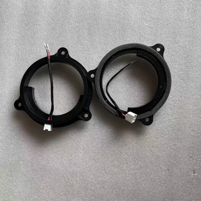 Audio Jumper Wire - 日産キャシュカイ、エクストレイル、ティアナ用車用フロント・リアドア用ベーススピーカーマット、ホーンアダプター、ワイヤーケーブルリング、防水、6.5インチ