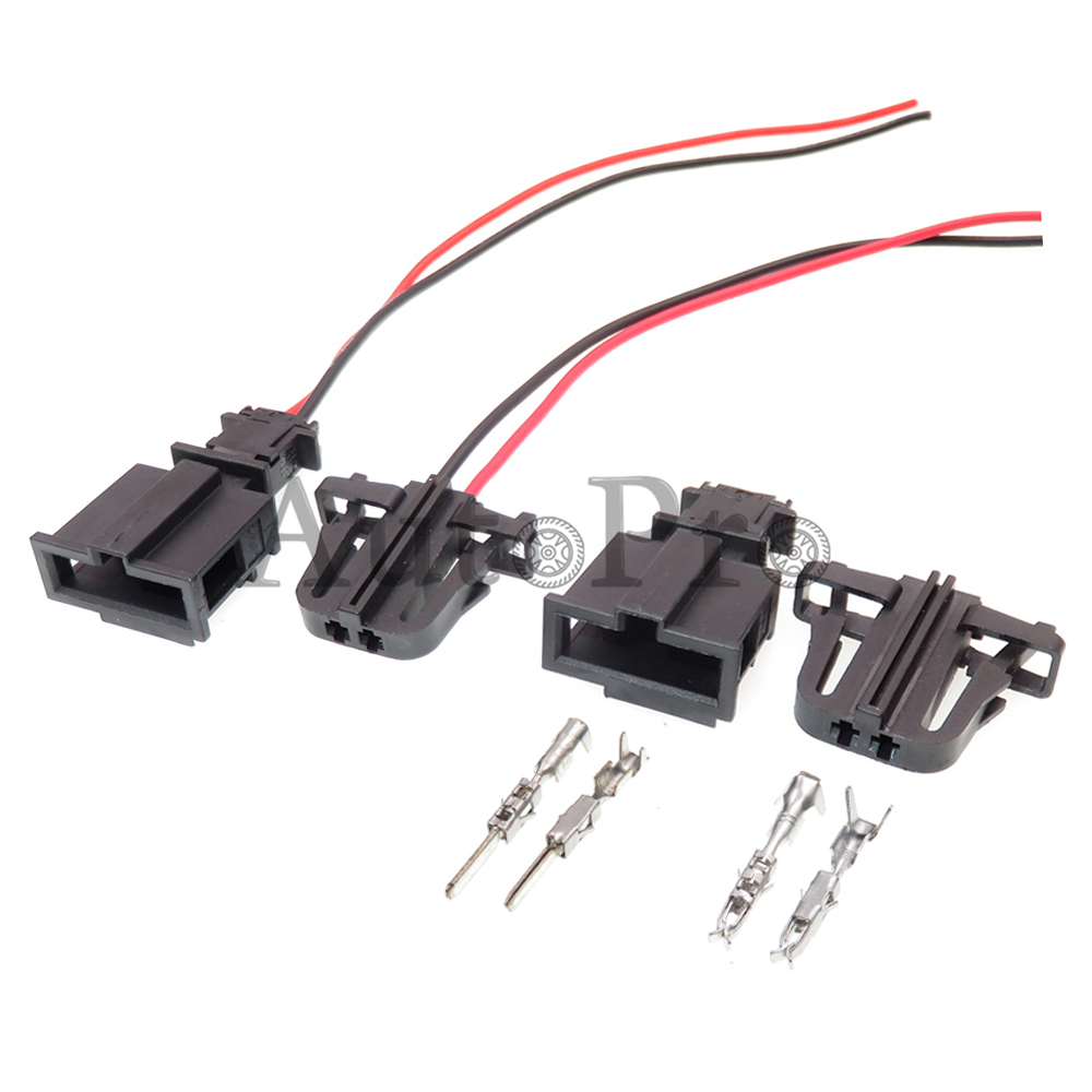 Audio Jumper Wire - 1セット2穴自動車ツイータースピーカー電線ソケット用のケーブルvwアウディ3B0972712 1J0971972車開封コネクタ