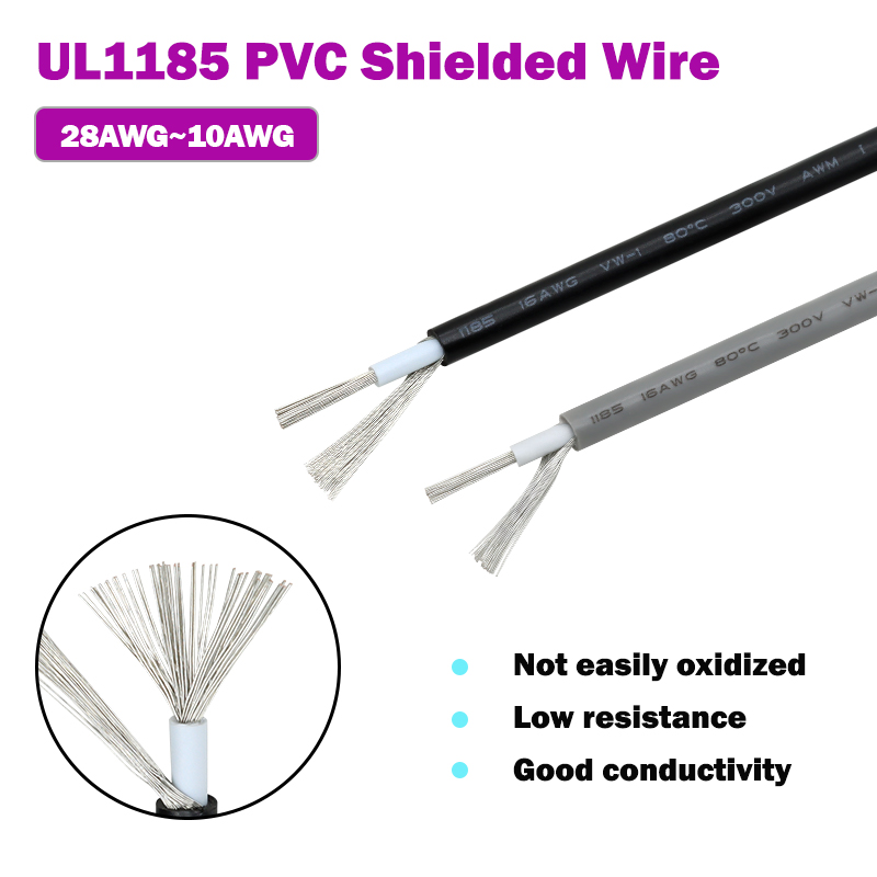 Audio Jumper Wire - 1 〜 10 メートル UL1185 PVC
