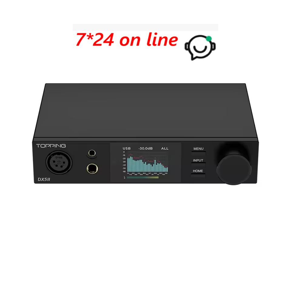 Headphone Amplifier - TOPPING DX5 II フルバランス DAC &