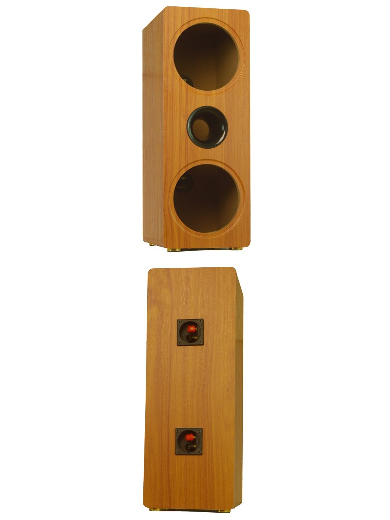 Diy Speaker - スピーカー空箱一体型ボックス ダブルスピーカー 3/4/5/6.5/8インチ DIYオーディオを木製シェルに改造