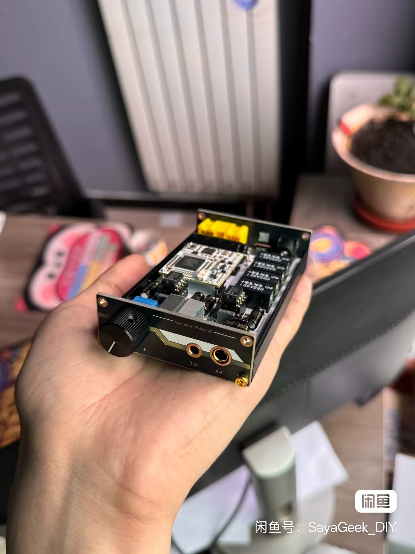 Headphone Amplifier - ポータブル R2R デコードヘッドフォンアンプフロントエンド小型テールネイティブ 768Khz 24 ビット