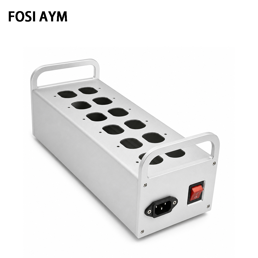 Speaker Enclosure - 130x90x340mm FOSI AYM アルミニウム 12 コンセント