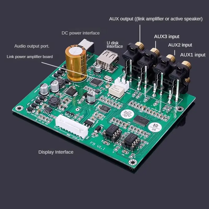 Pcm5102 - HIFI プリアンプ Bluetooth 5.3 USB プレーヤー