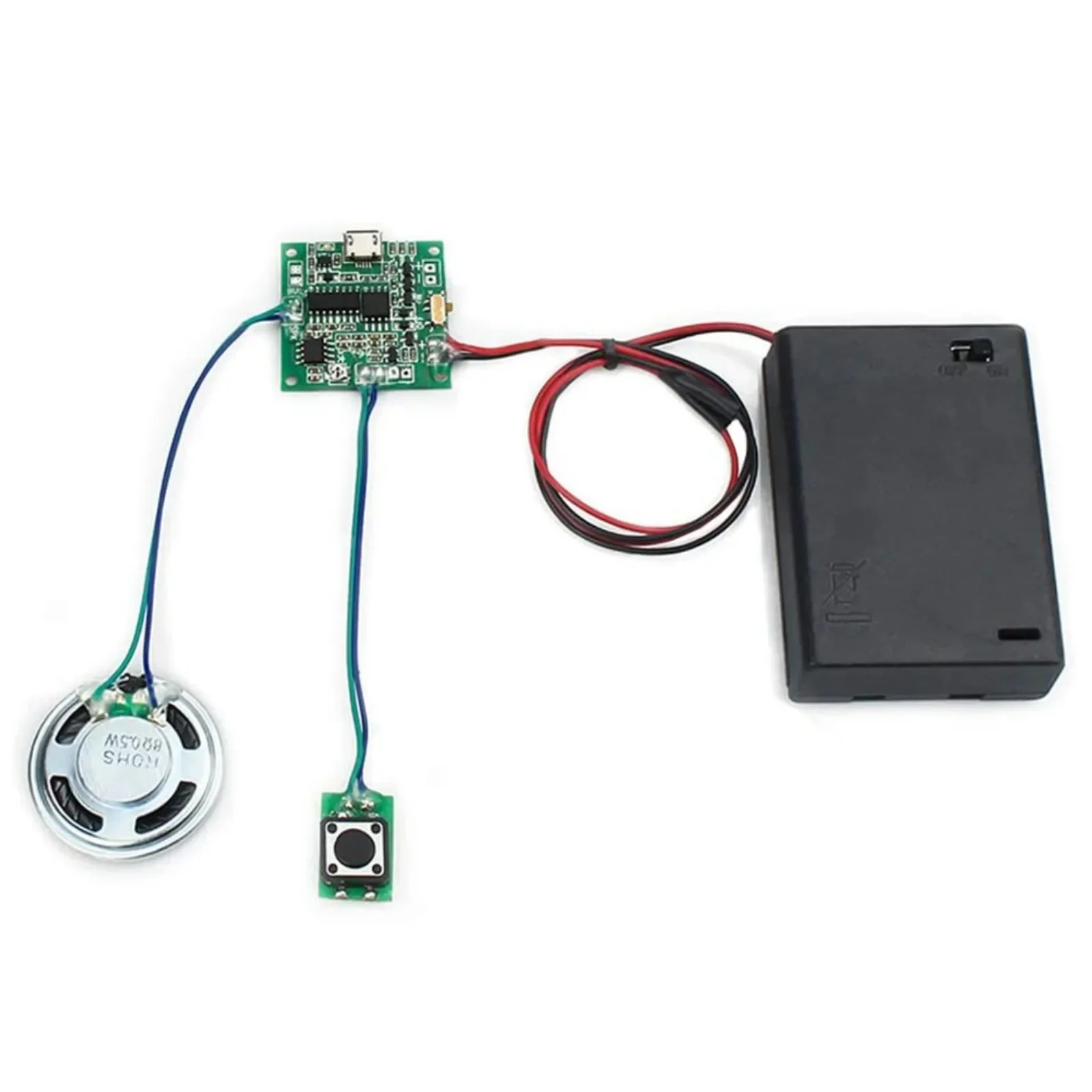 Diy Speaker - DIYmall録音可能な8M MP3 WAVサウンドモジュール（ボタンコントロール＆スピーカー付き）DIYグリーティングカード用