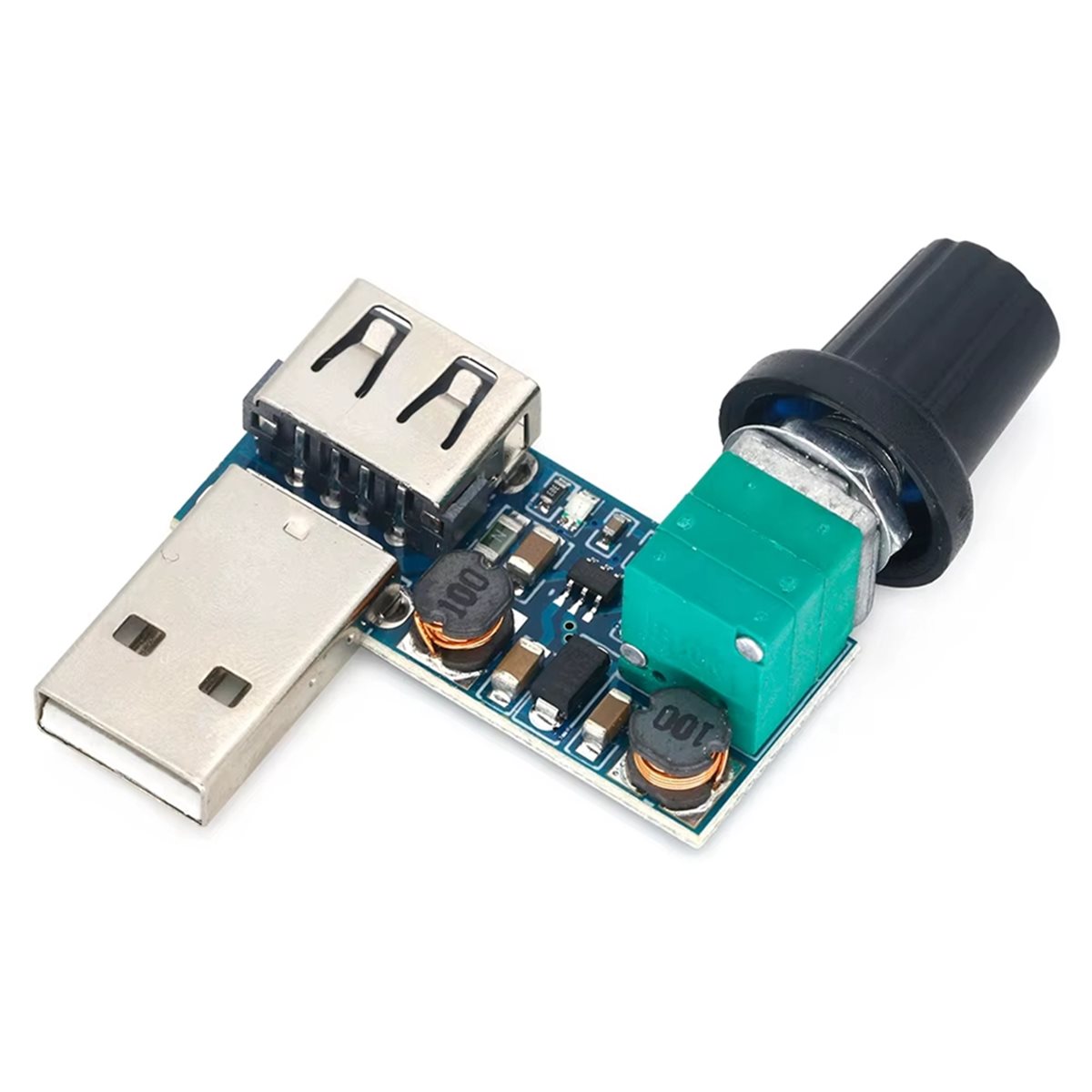 A64I DC 5-12V USB ファン無段階速度コントロ - Volume Control Board のレビューと価格