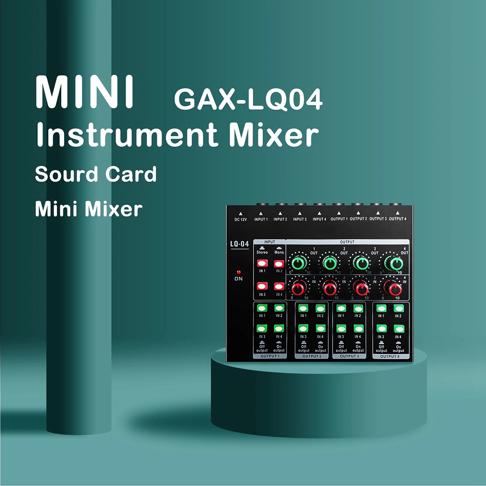 (MEOF) -LQ04 4チャンネルミキサー 4チャンネル - Headphone Amplifier のレビューと価格