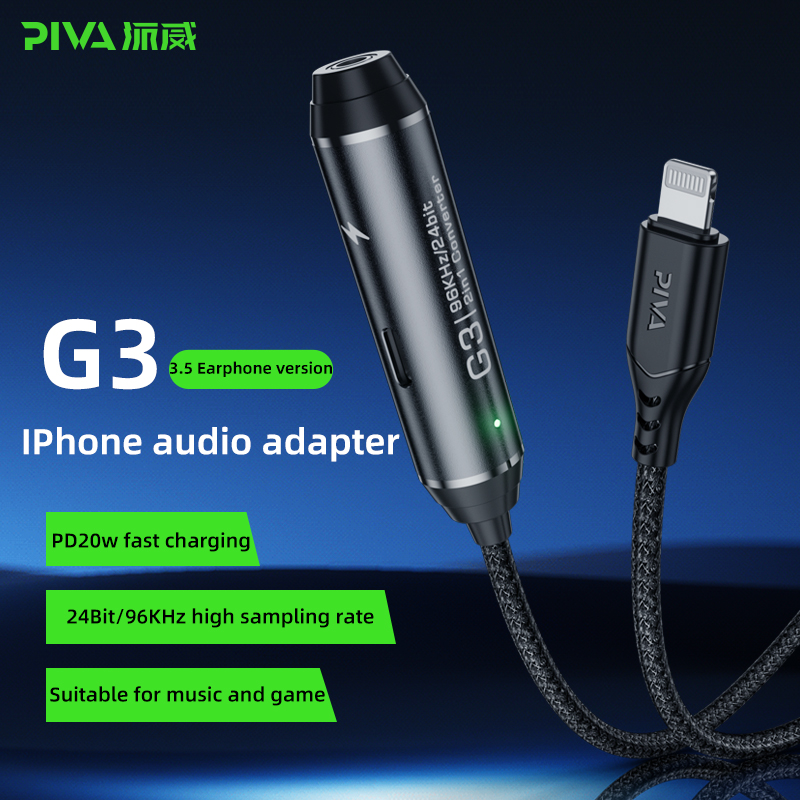 Piva 40cmケーブル 2-in-1急速充電コンバーター - Audio Dac のレビューと価格