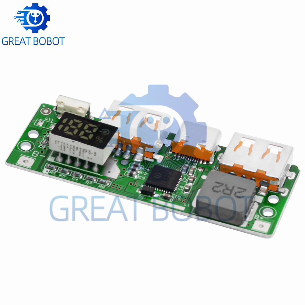 5V 3A リチウム電池デジタルディスプレイ高速充電モジュー - Pcm5102 のレビューと価格