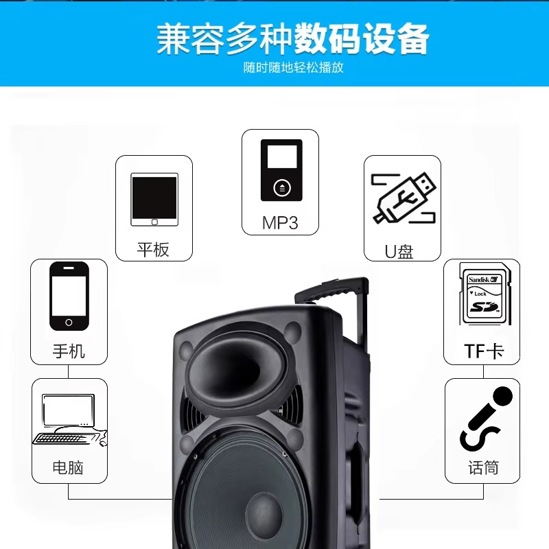 1.5インチウーファー搭載トロリースピーカー 2.0チャンネ - Woofer のレビューと価格