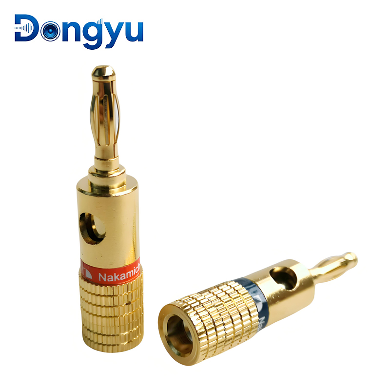 4 ミリメートルナカミチバナナコネクタプラグジャック金メッキ - Banana Plug のレビューと価格