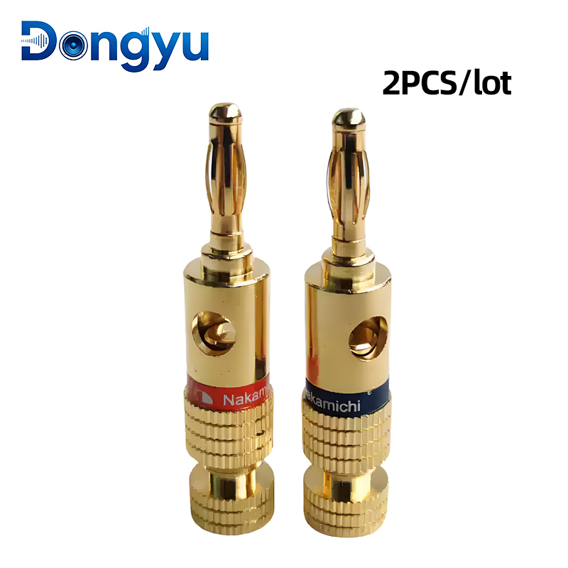 4 ミリメートルナカミチバナナコネクタプラグジャック金メッキ - Banana Plug のレビューと価格