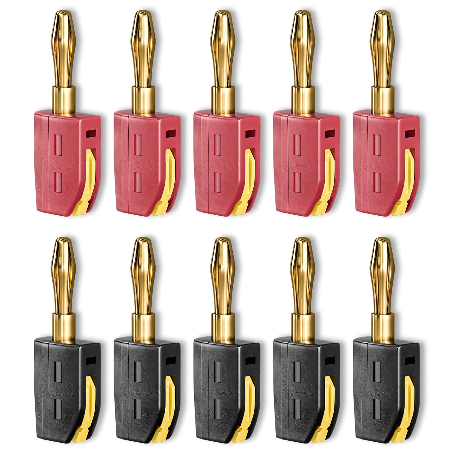 ポータブル32A 4mmバナナプラグ はんだ付け不要 クイッ - Banana Plug のレビューと価格