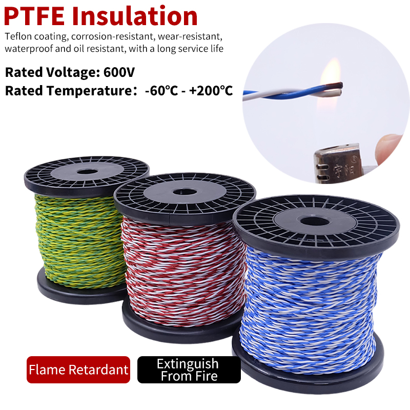PTFE ワイヤー AFS200 2 ピン 26/25/24 - Audio Jumper Wire のレビューと価格