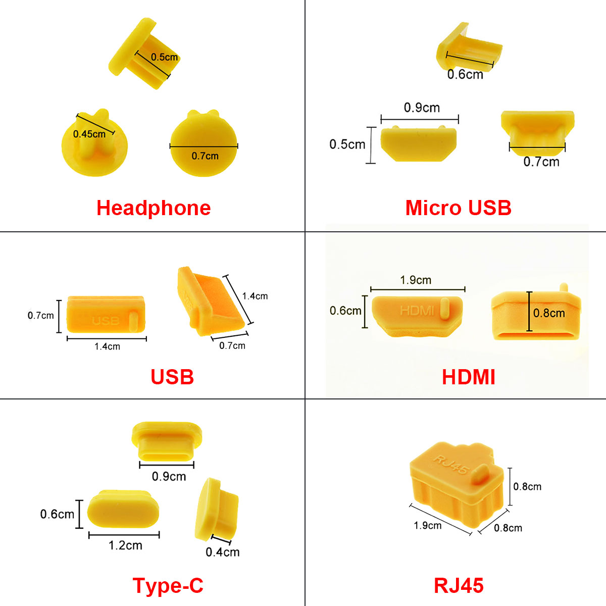 JCD 10 個シリコン Type-C マイクロ USB ダ - Mdi Cable のレビューと価格