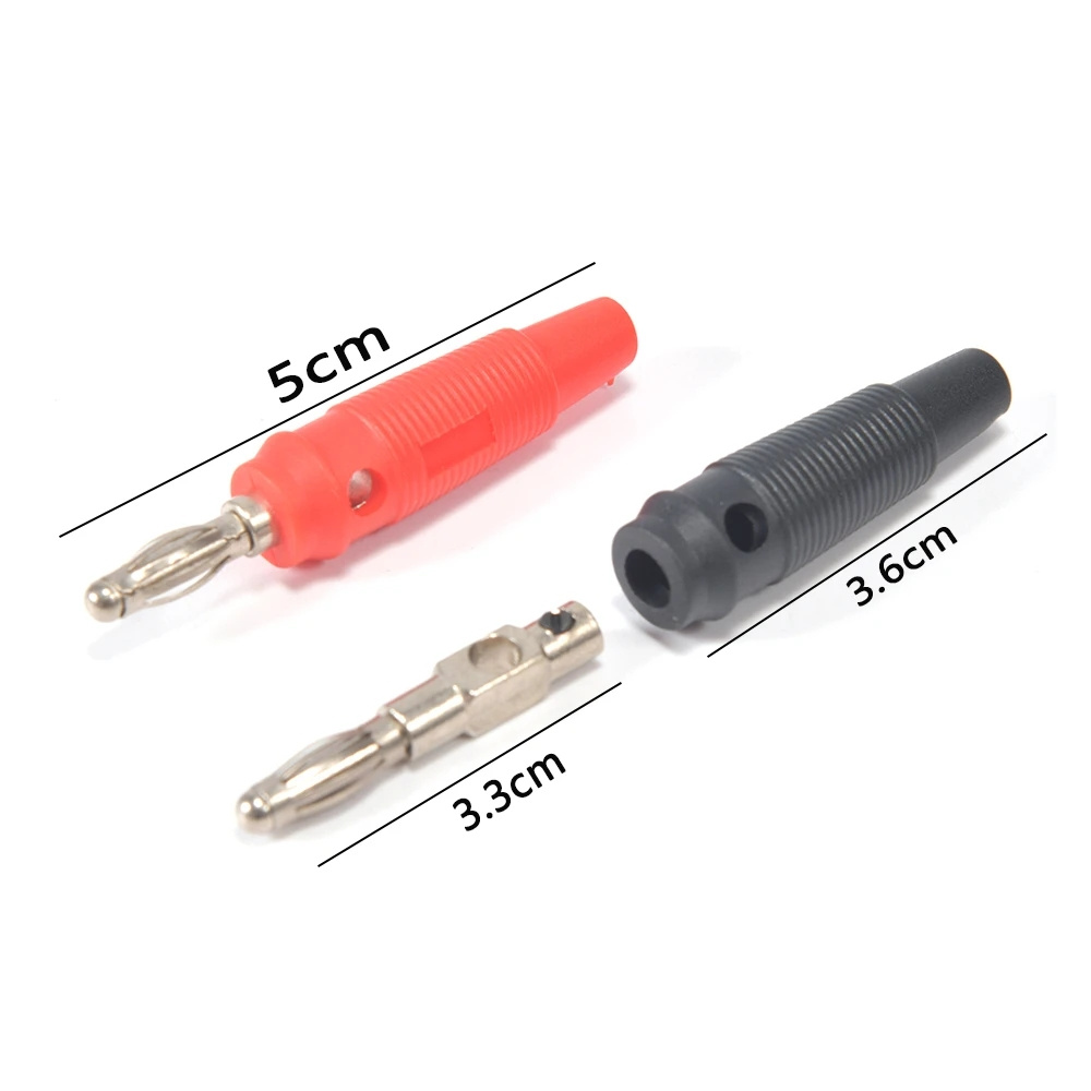 2026 バナナプラグ 4mm、はんだ付け不要、側面に積み重 - Banana Plug のレビューと価格