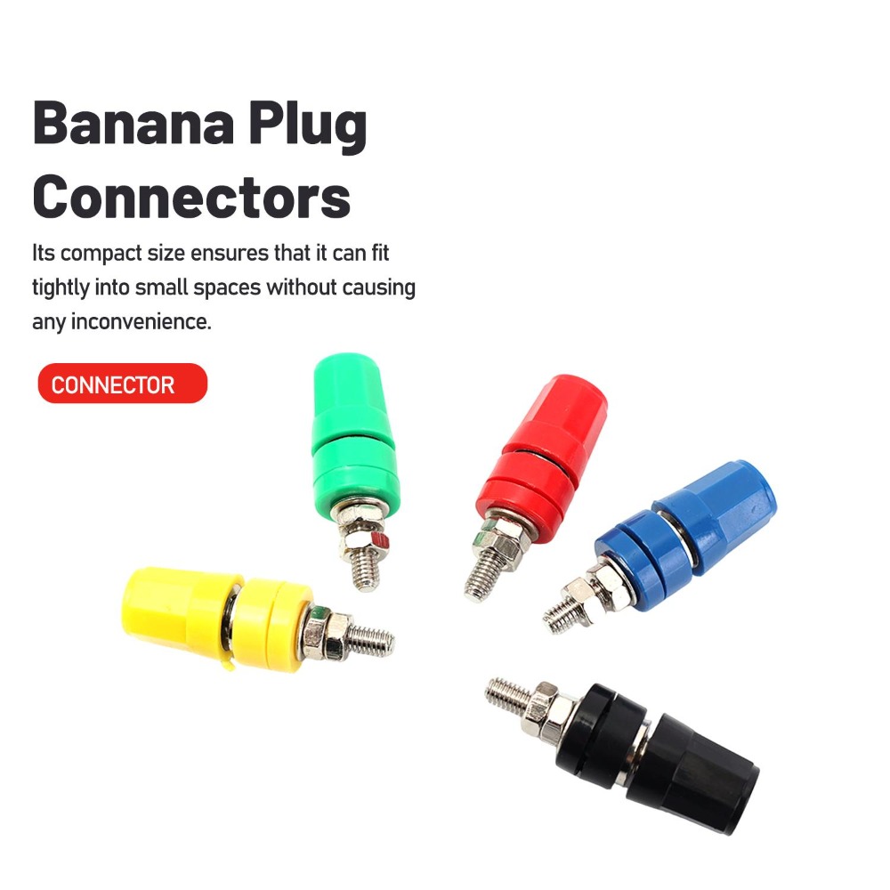 4mm バナナプラグ テストプローブ変換絶縁バインディングポ - Banana Plug のレビューと価格