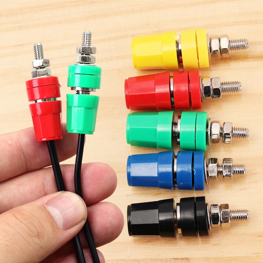 4mm バナナプラグ テストプローブ変換絶縁バインディングポ - Banana Plug のレビューと価格