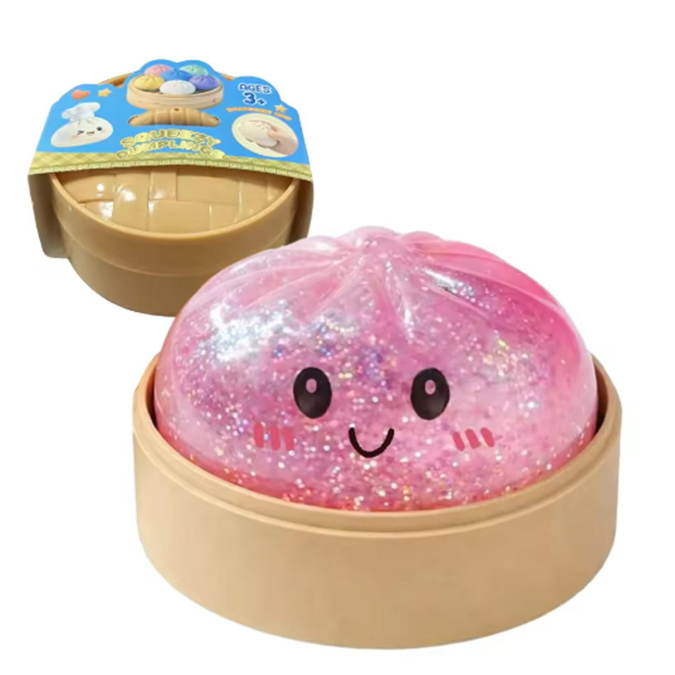 新登場！リアルな巨大餃子スクイーズトイ、竹製蒸し器付き、柔ら - Subwoofer のレビューと価格