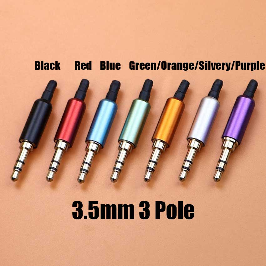 1個 3.5mm モノラル/ステレオヘッドホンプラグ DIY - Audio Jumper Wire のレビューと価格