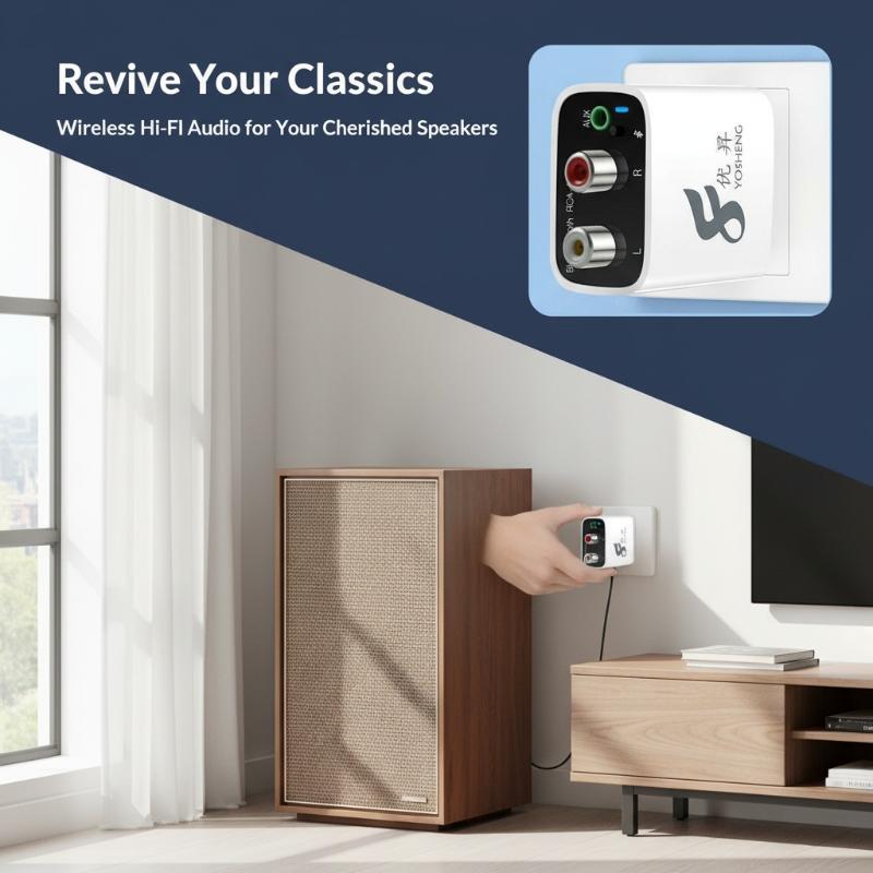 古いステレオ用Bluetoothレシーバー ワイヤレスオーデ - Speaker Wire のレビューと価格