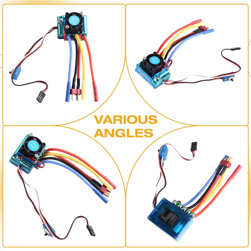 MACH-60A ブラシレス ESC スピードコントローラー - Banana Plug のレビューと価格