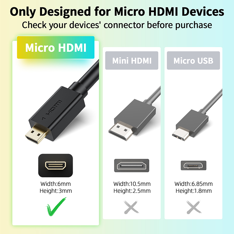 4K マイクロHDMI - HDMIケーブルアダプター スト - Mdi Cable のレビューと価格