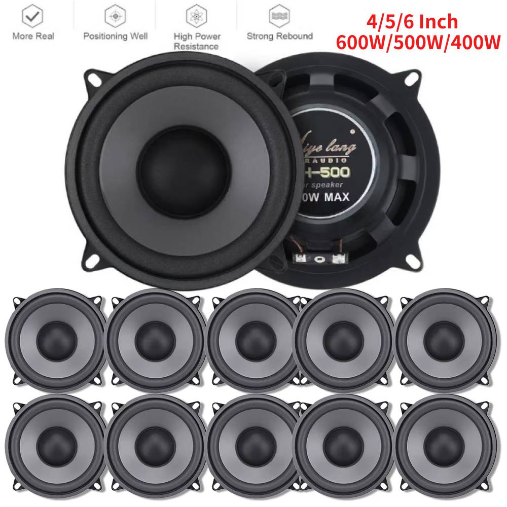 4/5/6インチユニバーサルカーハイファイ同軸ステレオスピー - Speaker Crossover のレビューと価格