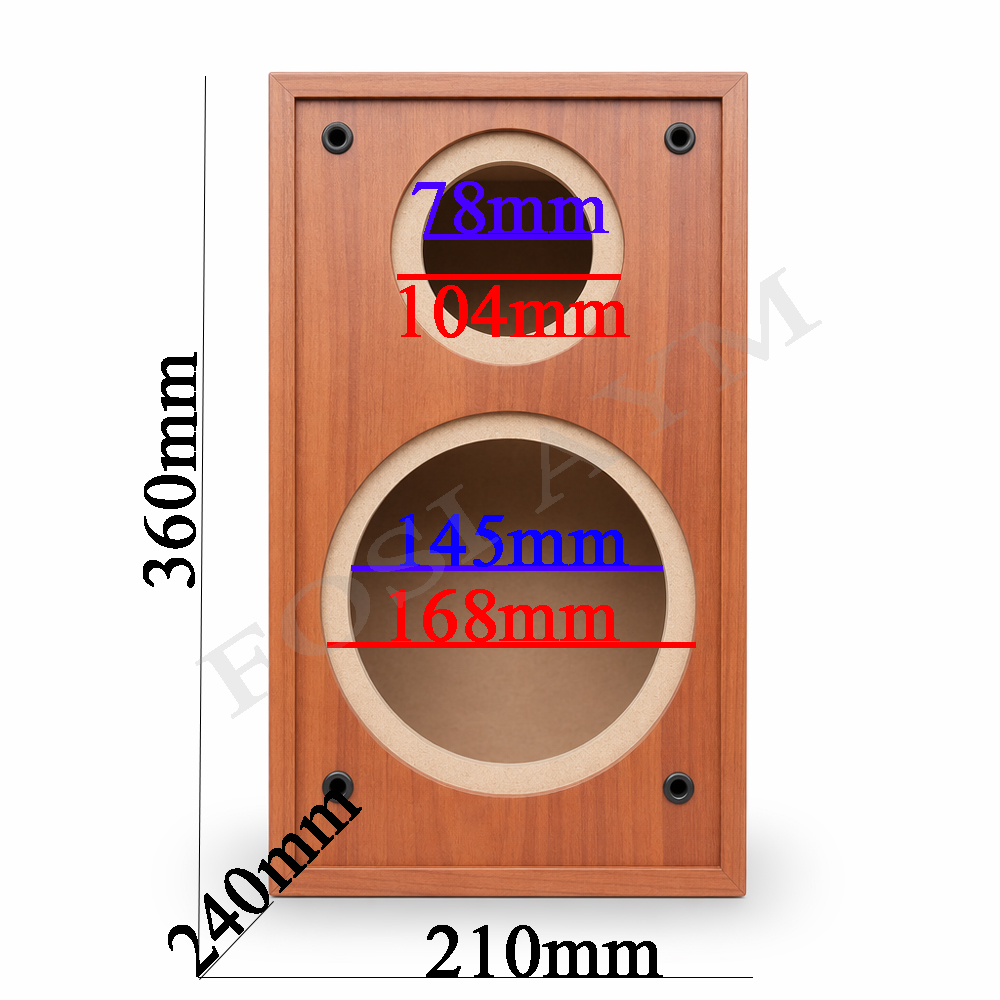 FOSI AYM木製ラビリンススピーカーキャビネット 6.5 - Speaker Enclosure のレビューと価格